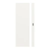 HUGA Drzwi przesuwne Smart 1 Białe lakierowane z przeszkleniem po stronie zamka