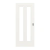 HUGA Drzwi przesuwne Lacuna 8 Białe lakierowane Classic z przeszkleniem LA