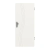 HUGA Drzwi wejściowe do mieszkania Signum 53 Białe lakierowane Concept