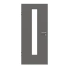 HUGA Drzwi wewnętrzne Hygge szare Durat Basic z przeszkleniem LA 24