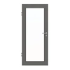 HUGA Drzwi wewnętrzne Hygge szare Durat Basic z przeszkleniem LA 27