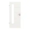 HUGA drzwi wewnętrzne Signum 15 biały lakier Concept z przeszkleniem LA 24 po stronie zawiasów