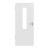 HUGA Drzwi wewnętrzne Białe Bütte Durat Basic z przeszkleniem LA 4 na środku