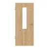 HUGA drzwi wewnętrzne dąb sękaty Durat Basic z przeszkleniem 4 LA na środku