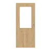 HUGA drzwi przesuwne dąb sękaty Durat Basic z przeszkleniem LA 7