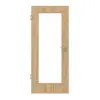 HUGA drzwi wewnętrzne dąb sękaty Durat Basic z przeszkleniem LA 8