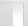 HUGA system drzwi przesuwnych naścienny biały podobny do RAL 9010 bez ościeżnicy