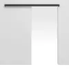 HUGA system drzwi przesuwnych naścienny ultramatowy antracyt bez ościeżnicy