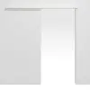 HUGA system drzwi przesuwnych naścienny biały podobny do RAL 9016 bez ościeżnicy