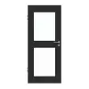 HUGA drzwi wewnętrzne antracyt podobny do RAL 7016 lakier matowy Basic z przeszkleniem LA 12