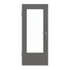 HUGA Drzwi wewnętrzne Hygge szare Lakier Podstawowe z przeszkleniem LA-DIN