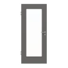 HUGA Drzwi wewnętrzne Hygge szare lakierowane Basic z przeszkleniem LA-8
