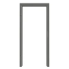 HUGA drewniana ościeżnica do drzwi dymoszczelnych Hygge szary lakier Basic z zaokrągloną krawędzią