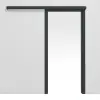 HUGA system drzwi przesuwnych naścienny antracyt podobny do RAL 7016 lakierowane Basic z ościeżnicą