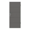 HUGA Drzwi wejściowe do mieszkania Signum 27 Hygge szare Lakier Concept