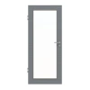 HUGA Drzwi wewnętrzne Strukturalne Hygge szare Durat Basic Wersja z przeszkleniem LA 27