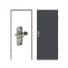 CLASSEN zestaw drzwi wejściowych do mieszkania Grafit CPL 4.1 z ościeżnicą narożną stalową i okuciem