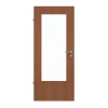 LEBO Drzwi wewnętrzne Sapeli Matowe z forniru naturalnego z przeszkleniem 1 LA 16-40