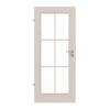 Drzwi wewnętrzne TE-15 Świerk z sękami białe Lite drewno