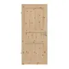 Drzwi wewnętrzne TE-3 sosna nordycka sękata drewno lite