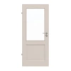 Drzwi wewnętrzne TE-23 Świerk z sękami białe z litego drewna