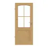 Drzwi wewnętrzne TE-29 dąb sękate drewno lite