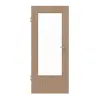 HÖRMANN drzwi wewnętrzne dąb sękaty matowy fornir z drewna naturalnego z przeszkleniem LA-DIN