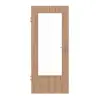 HÖRMANN drzwi wewnętrzne buk twardzielowy matowy fornir z drewna naturalnego z przeszkleniem LA-DIN