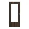 HÖRMANN drzwi wewnętrzne dąb wędzony matowy fornir z drewna naturalnego z przeszkleniem LA-DIN