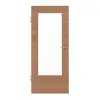 HÖRMANN drzwi wewnętrzne wzdłuż Ami. wiśnia matowy fornir z drewna naturalnego z wycięciem na szybę LA-DIN