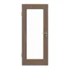 HÖRMANN drzwi wewnętrzne Ami. orzech włoski deskowany matowy fornir z drewna litego z przeszkleniem LA duży