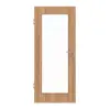 HÖRMANN drzwi wewnętrzne Euro dąb deskowany matowy fornir z drewna litego z przeszkleniem LA duży