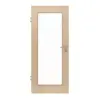 HÖRMANN drzwi wewnętrzne wzdłuż Can. klon matowy fornir z drewna naturalnego z przeszkleniem LA duży