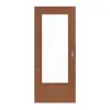 HÖRMANN drzwi przesuwne wzdłuż Sapeli matowy fornir z drewna litego z przeszkleniem LA-DIN