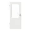WESTAG drzwi wewnętrzne sira biały (podobny do RAL 9003) WestaLack Soft z przeszkleniem LA-100