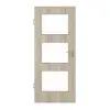 HÖRMANN drzwi wewnętrzne szczotkowane modrzew jasny Duradecor ProLine z przeszkleniem LA 11