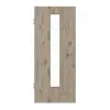 HÖRMANN drzwi wewnętrzne Dąb Północny Duradecor ProLine z przeszkleniem LA 24 na środku