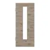 HÖRMANN drzwi wewnętrzne Nordeiche wzdłuż Duradecor ProLine z przeszkleniem LA 24 na środku