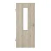 HÖRMANN drzwi wewnętrzne szczotkowany modrzew jasny Duradecor ProLine z przeszkleniem 4 LA na środku