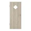 HÖRMANN drzwi wewnętrzne szczotkowane modrzew jasny Duradecor ProLine z przeszkleniem LA 6 romb