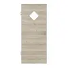 HÖRMANN drzwi wewnętrzne szczotkowane modrzew jasny wzdłuż Duradecor ProLine z przeszkleniem LA 6 romb