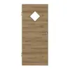 HÖRMANN drzwi wewnętrzne Natureiche wzdłuż Duradecor ProLine z przeszkleniem LA 6 romb