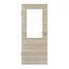 HÖRMANN drzwi wewnętrzne szczotkowane modrzew jasny wzdłuż Duradecor ProLine z przeszkleniem LA 7