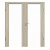 HÖRMANN drzwi 2-skrzydłowe Rail 1 szczotkowane modrzew jasny Duradecor DesignLine z ościeżnicą