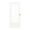 HÖRMANN Drzwi przesuwne poziome Duradecor ProLine w kolorze biel szczotkowana z przeszkleniem LA-DIN