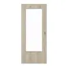HÖRMANN drzwi przesuwne szczotkowane modrzew jasny Duradecor ProLine z przeszkleniem LA-DIN