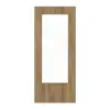 HÖRMANN drzwi przesuwne dąb naturalny Duradecor ProLine z przeszkleniem LA-DIN