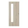 HÖRMANN drzwi przesuwne szczotkowane modrzew jasny Duradecor ProLine z przeszkleniem LA 24 od strony zawiasu