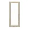 HÖRMANN drzwi przesuwne szczotkowane modrzew jasny Duradecor ProLine z przeszkleniem LA 27