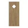 HÖRMANN drzwi przesuwne dąb naturalny Duradecor ProLine z przeszkleniem LA 6 romb